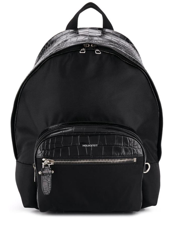 Neil Barrett Snakeskin Embellished Backpack - Black