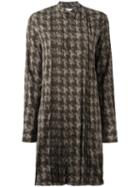A.f.vandevorst 'director' Shirt Dress, Women's, Size: 42, Green, Silk/spandex/elastane