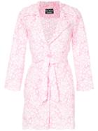 Boutique Moschino Floral Pattern Jacket - Pink & Purple