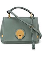 Chloé Indy Tote, Women's, Blue, Calf Suede/calf Leather