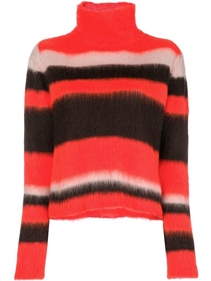 Dondup High Neck Knit Sweater - Red