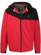 Sun 68 Contrast Zipped Jacket - Red