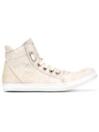 A Diciannoveventitre Distressed Hi-top Sneakers