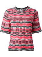 M Missoni Wavy Stripes Knit T-shirt