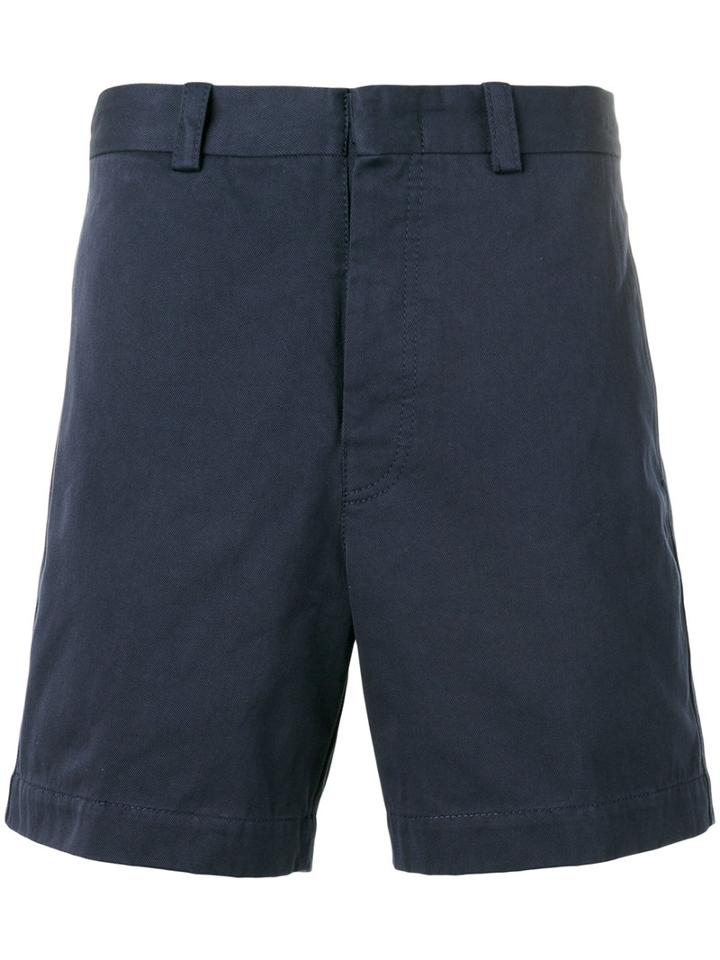 Marni Tailored Shorts, Men's, Size: 46, Blue, Cotton
