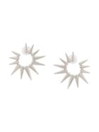 Oscar De La Renta Sea Urchin Small Earrings - Grey