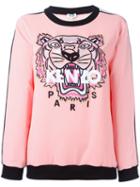 Kenzo Tiger Sweatshirt, Women's, Size: Medium, Pink/purple, Polyester/polyamide/spandex/elastane/triacetate