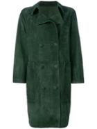 Golden Goose Nives Double Breasted Coat - Green