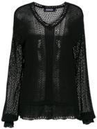 Reinaldo Lourenço Knitted Sweater - Black