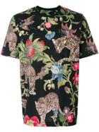 Dolce & Gabbana Leopard Printed T-shirt - Black