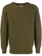 Officine Generale Chunky-knit Jumper - Brown