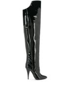Saint Laurent Thigh-high Boots - Black