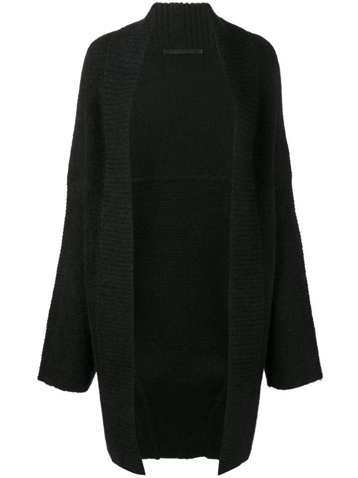 Haider Ackermann Ribbed Knitted Cardigan - Black