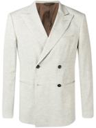 Tonello Double-breasted Jacket - Neutrals