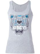 Kenzo 'tiger' Tank Top - Grey