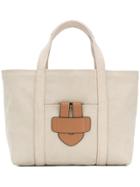 Tila March Simple Bag L Tote Bag - Nude & Neutrals