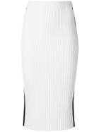 Joseph Ribbed Pencil Skirt - White
