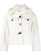 Rejina Pyo - Daphne Faux Fur Jacket - Women - Artificial Fur/polyester/wool - L, White, Artificial Fur/polyester/wool