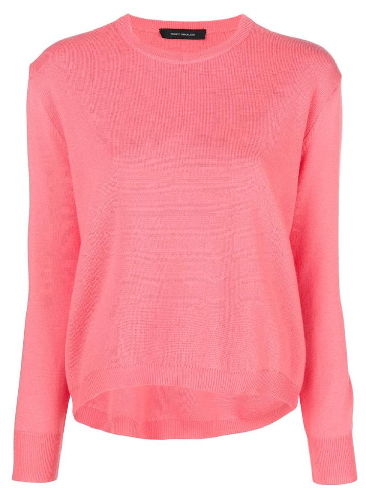 Cédric Charlier Crew Neck Sweater - Pink