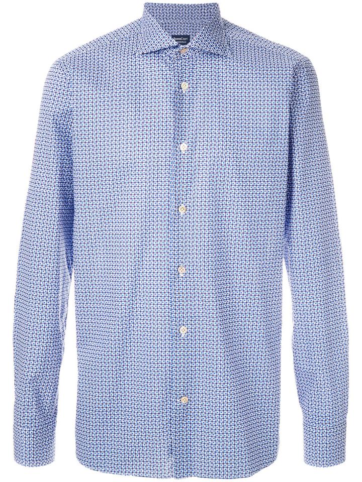 Borriello Printed Shirt - Blue