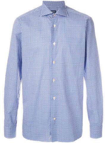 Borriello Printed Shirt - Blue