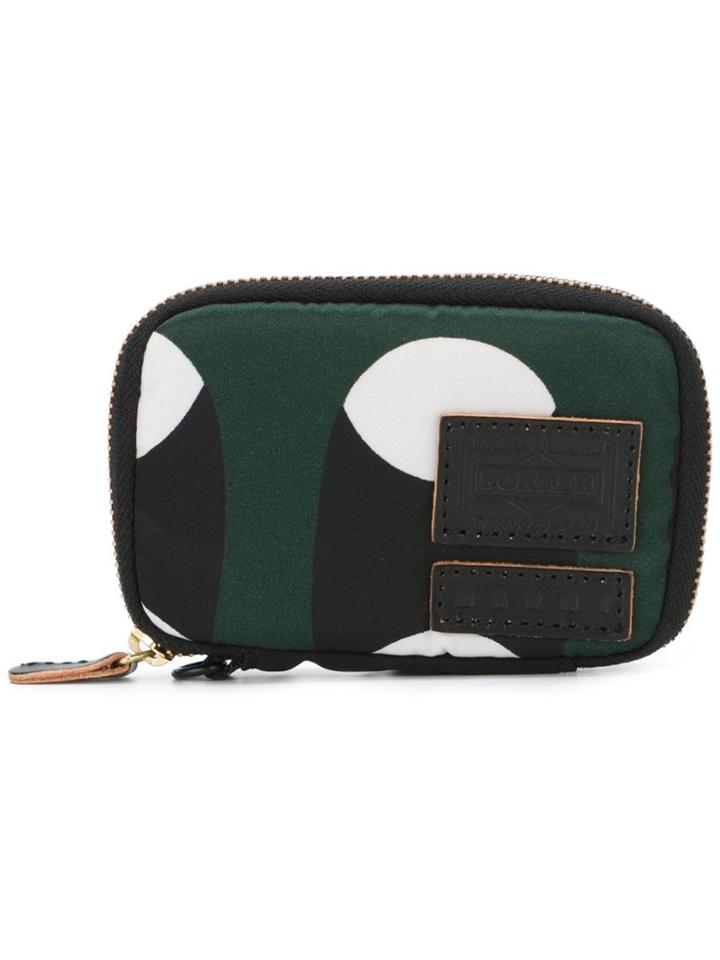 Marni Marni X Porter Wallet - Green
