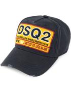 Dsquared2 Dsq2 Logo Patch Baseball Cap - Grey