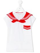 Little Marc Jacobs - Sailor Top - Kids - Cotton - 8 Yrs, White