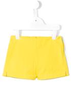 Il Gufo Side Slit Shorts, Toddler Girl's, Size: 2 Yrs, Yellow/orange
