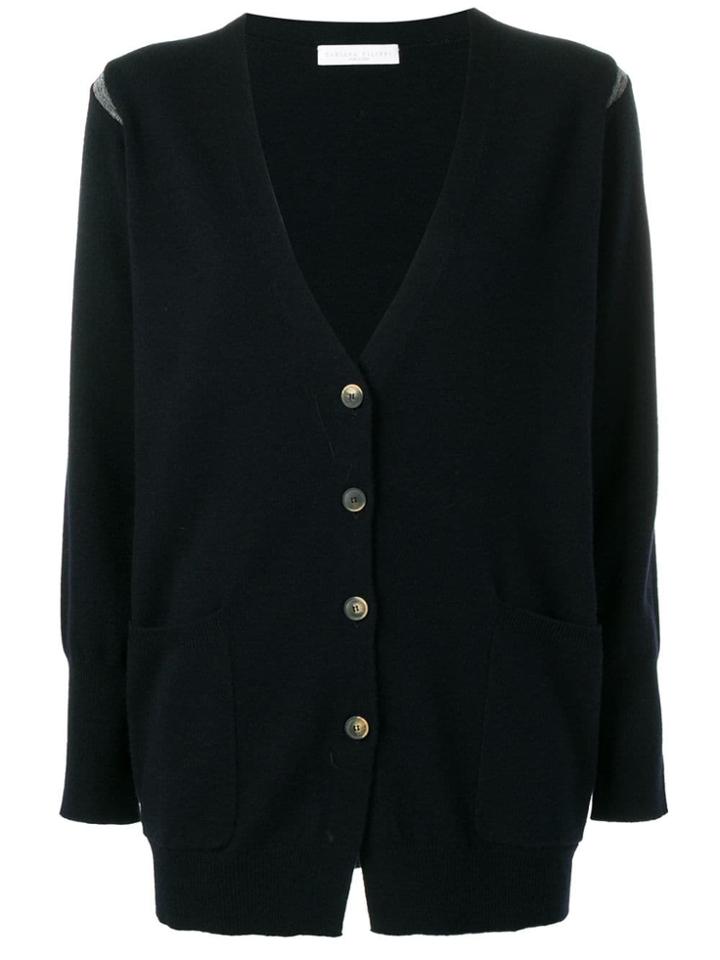 Fabiana Filippi Shoulder Detail Cardigan - Blue