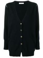 Fabiana Filippi Shoulder Detail Cardigan - Blue