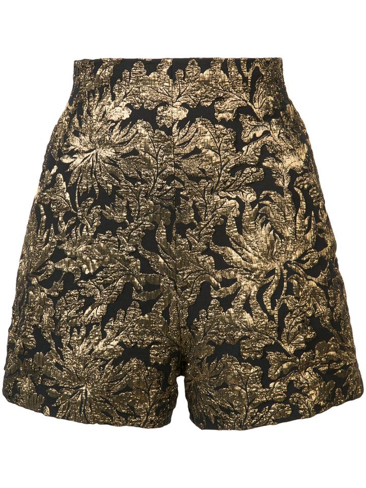 Haider Ackermann - Jacquard Shorts - Women - Polyester/rayon/viscose - 36, Black, Polyester/rayon/viscose