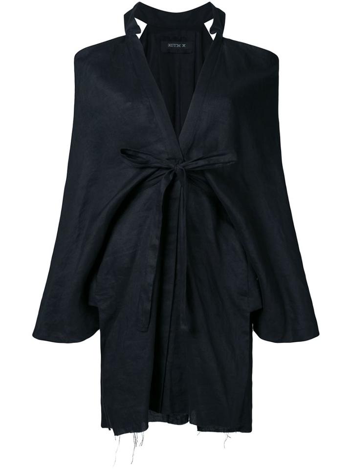 Kitx 'kimono Release' Blouse, Women's, Size: 6, Black, Linen/flax