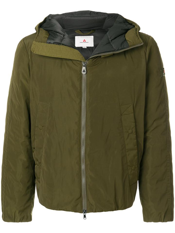 Peuterey Padded Hood Jacket - Green
