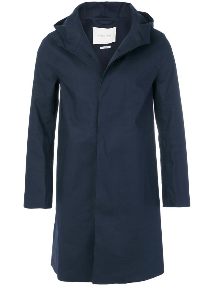 Mackintosh Hooded Raincoat - Blue