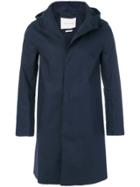Mackintosh Hooded Raincoat - Blue
