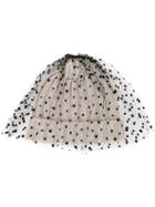 Tu Es Mon Trésor Tulle Layered Beanie - Grey