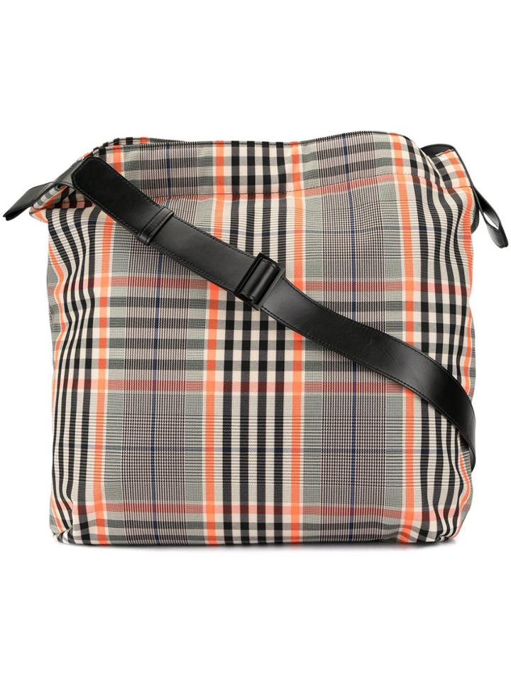 Juun.j Check Shoulder Bag - Multicolour