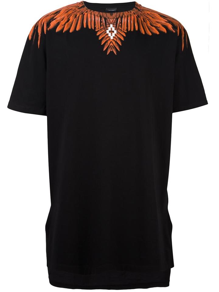Marcelo Burlon County Of Milan 'bonete' T-shirt, Men's, Size: Small, Black, Cotton