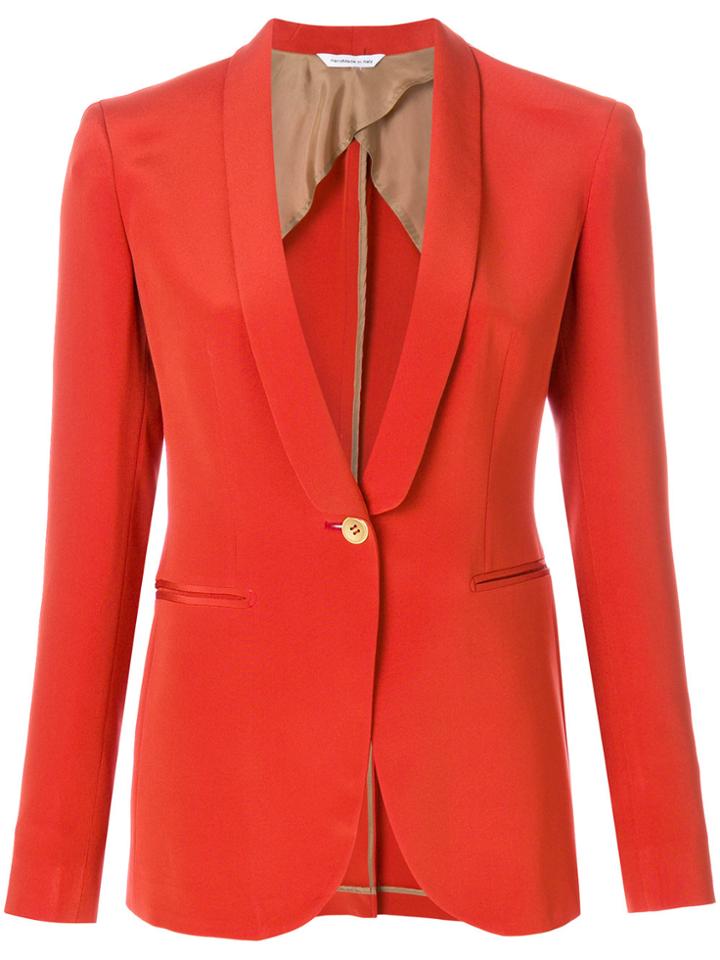Tonello Slim Fit Tailored Jacket - Yellow & Orange
