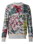 Vivienne Westwood Anglomania Graffiti Print Sweatshirt