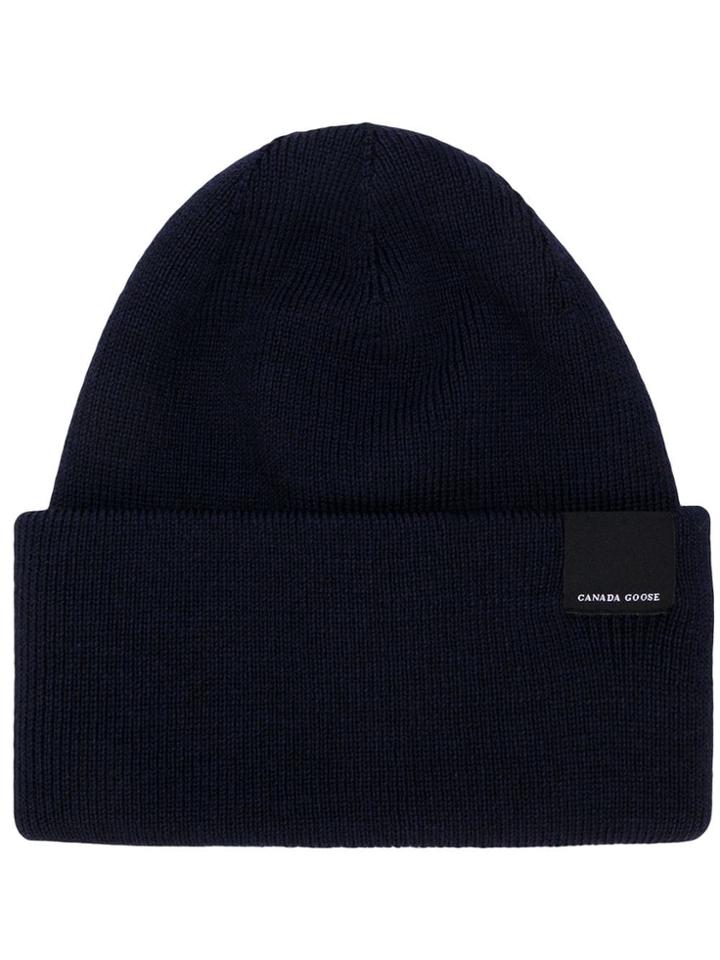Canada Goose Folded Beanie - Blue