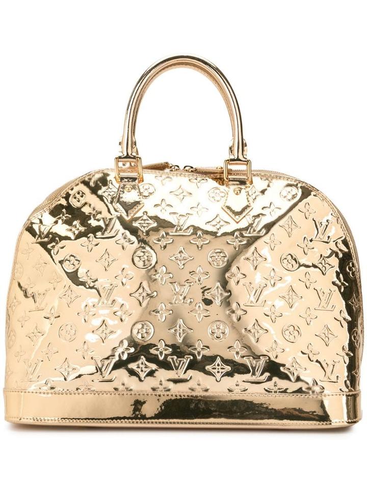 Louis Vuitton Pre-owned Alma Mm Miroir Tote - Gold