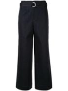 Ballsey Wide Leg Denim Trousers - Black