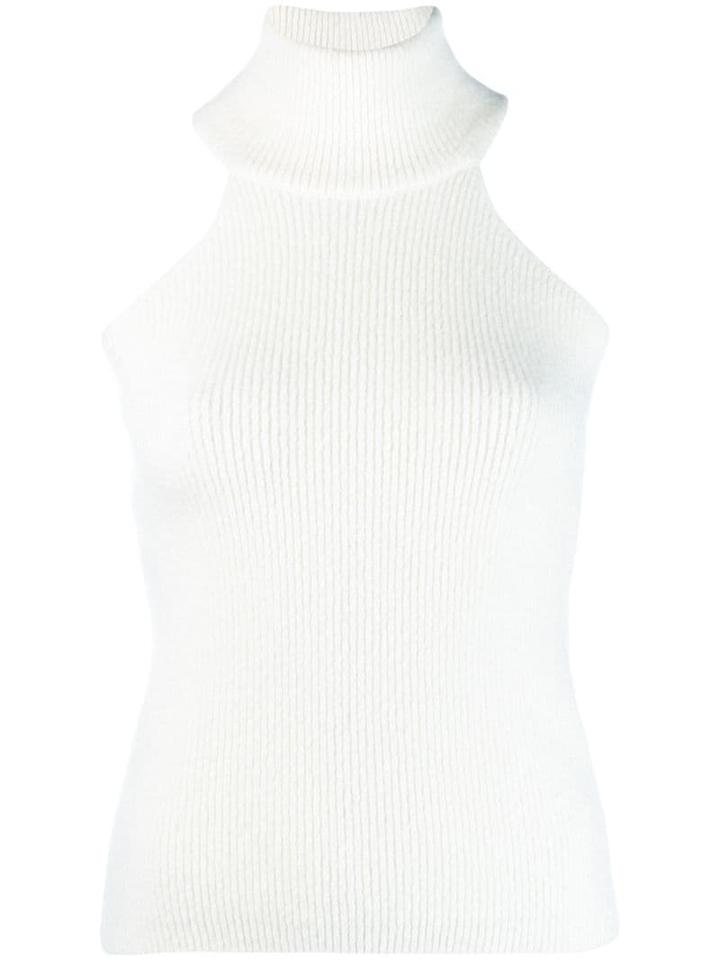 Jacquemus La Maille Baho Knitted Top - White