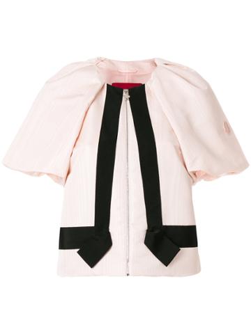 Moncler Gamme Rouge Releve Cropped Jacket - Pink & Purple