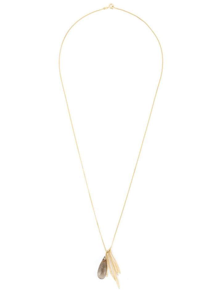 Wouters & Hendrix 'bamboo' Rutilated Quartz Necklace