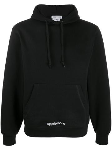 Applecore 'endless' Print Hoodie - Black