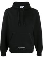 Applecore 'endless' Print Hoodie - Black