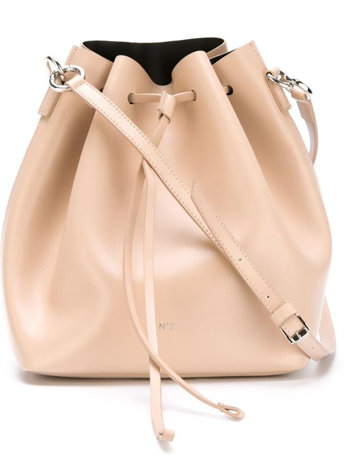 No21 Bucket Crossbody Bag, Women's, Nude/neutrals